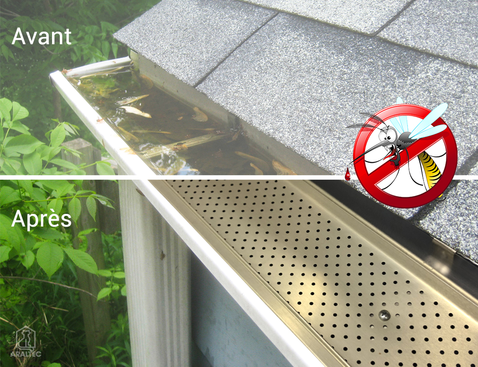 Optimisation des gouttières : un accessoire innovant et anti-moustique !